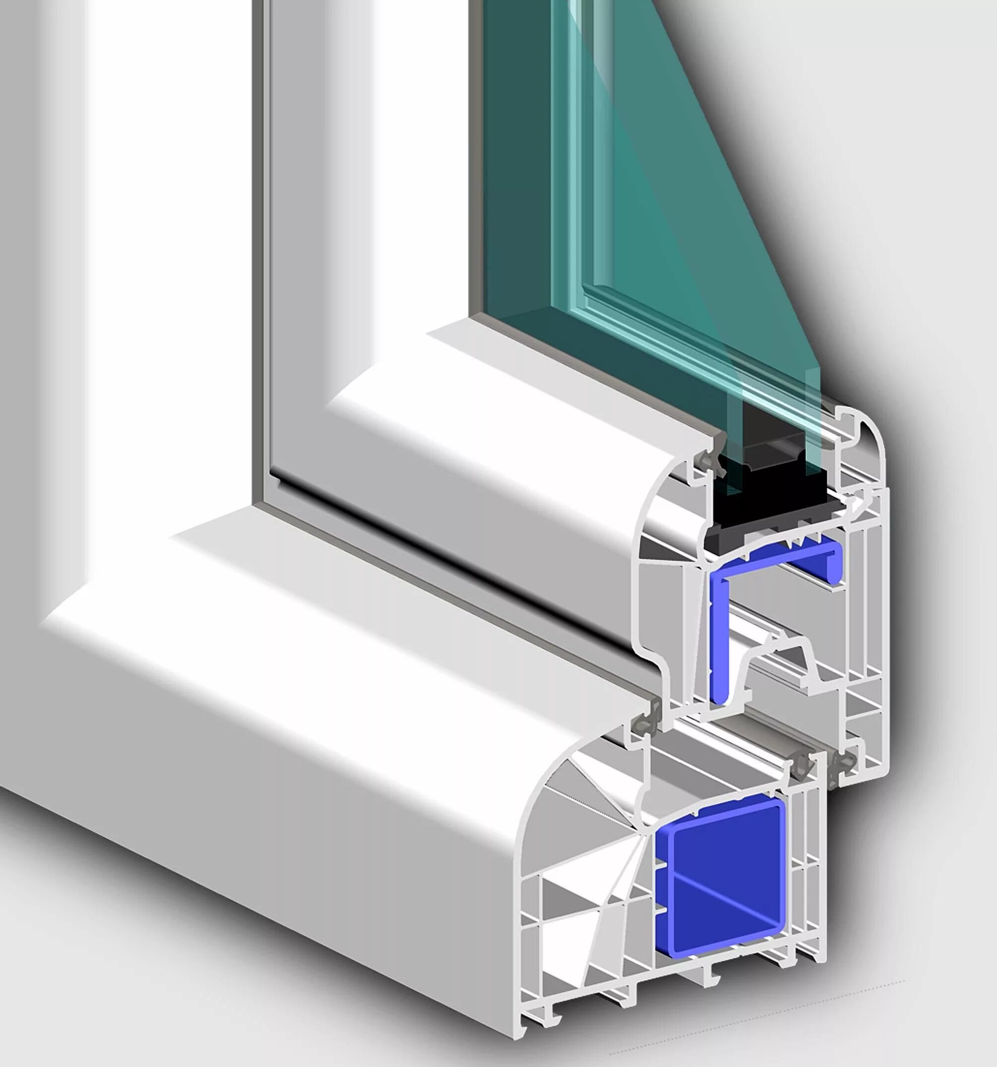Коробка пластиковых окон. Пласвин 58 оконный профиль. Профиль Ропласто ПВХ. Пятикамерный профиль окна. 5ти камерный профиль двухкамерный.