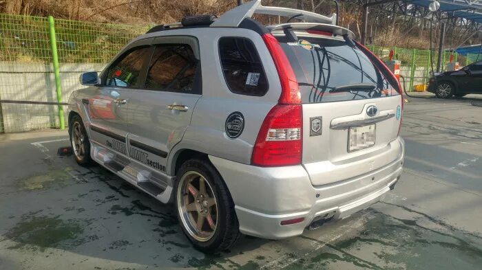 Спортейдж 2 тюнинг фото Реальный тюнинг Kia Sportage 2 (2005-2010) KIA Sportage (2G), 2 л, 2007 года с