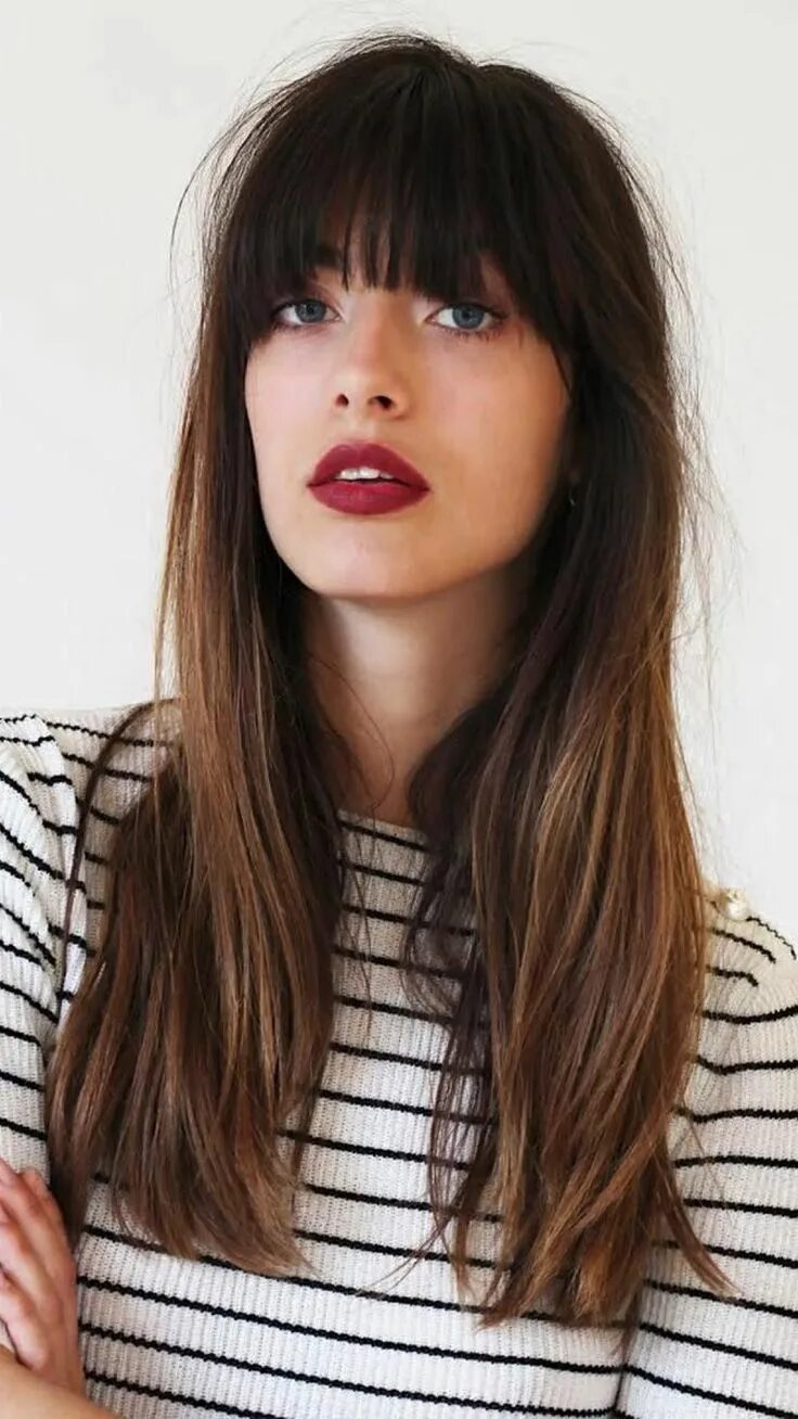 Long bangs