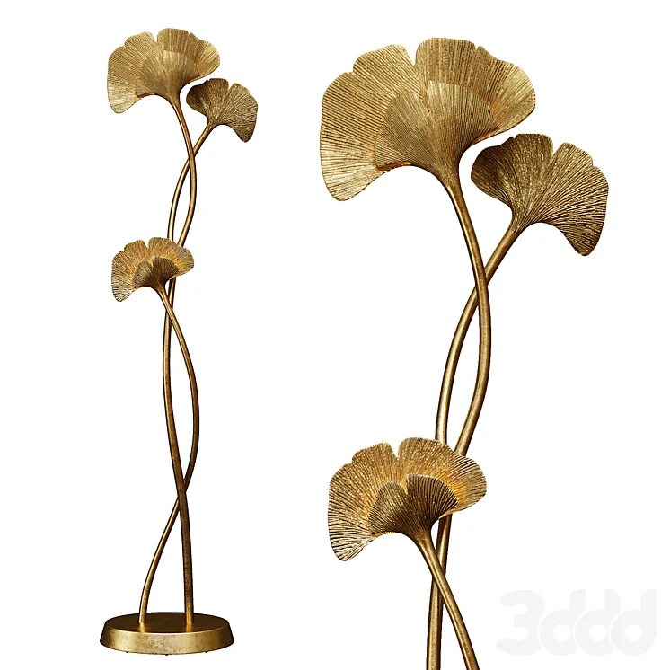 Торшер 3д модель. Торшер ginkgo biloba by chrystiane charles. торшер ginkgo biloba. торшер garda decor гинкго. торшер &quot;ginkgo floor&quot;.