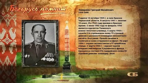 Герои беларуси в великой отечественной