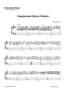 Imagination-Shawn Mendes Stave Preview 1. Imagination-Shawn Mendes. 