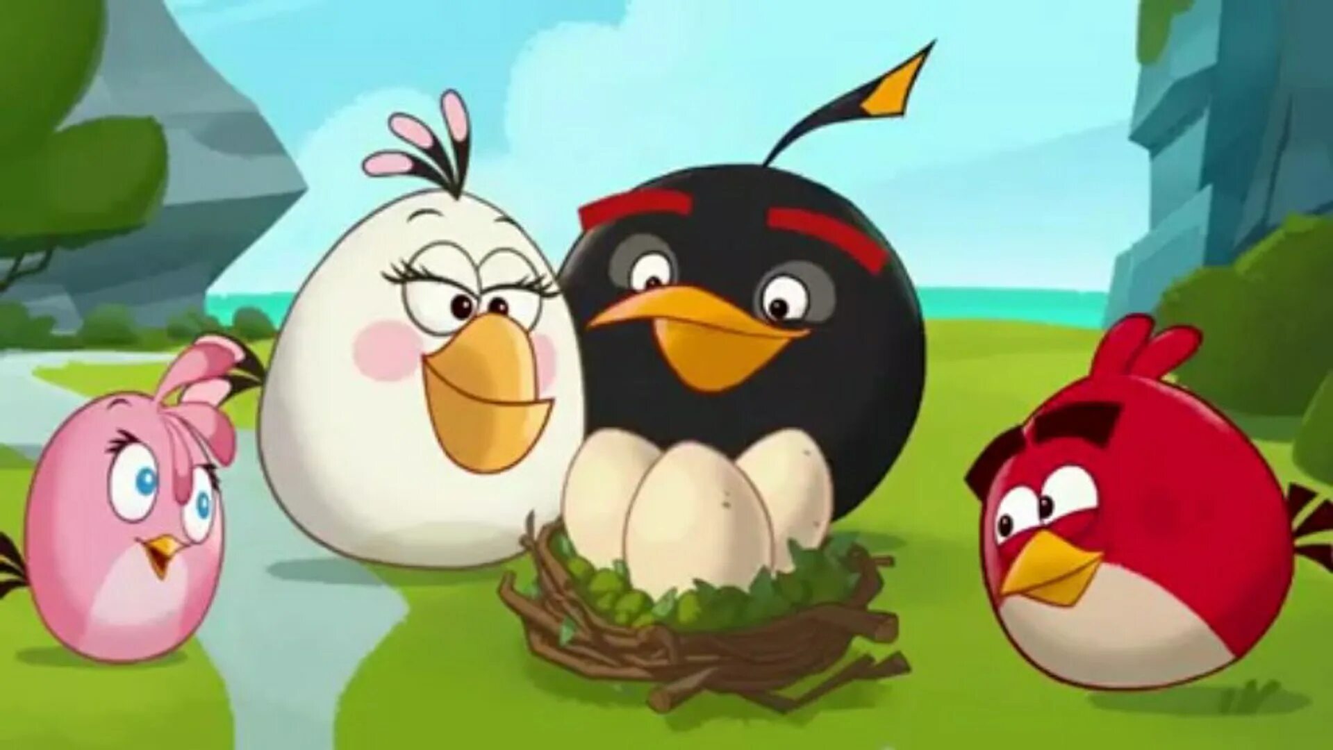 Гнездо Энгри бердз. Angry Birds friends птички. Игра Angry Birds toons.