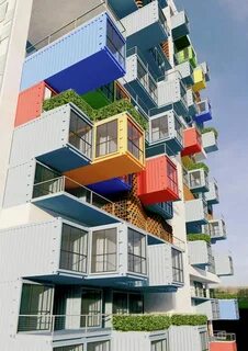 Модульные многоэтажные дома