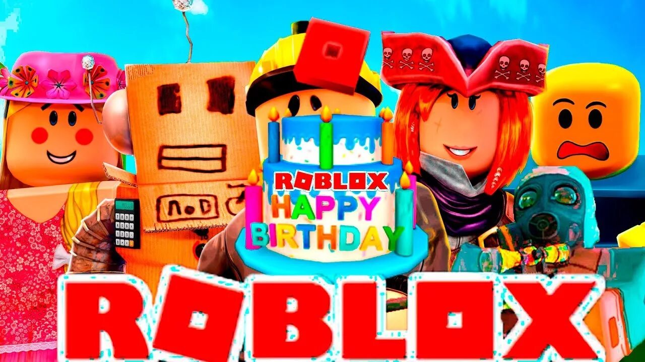 Днем рождения roblox