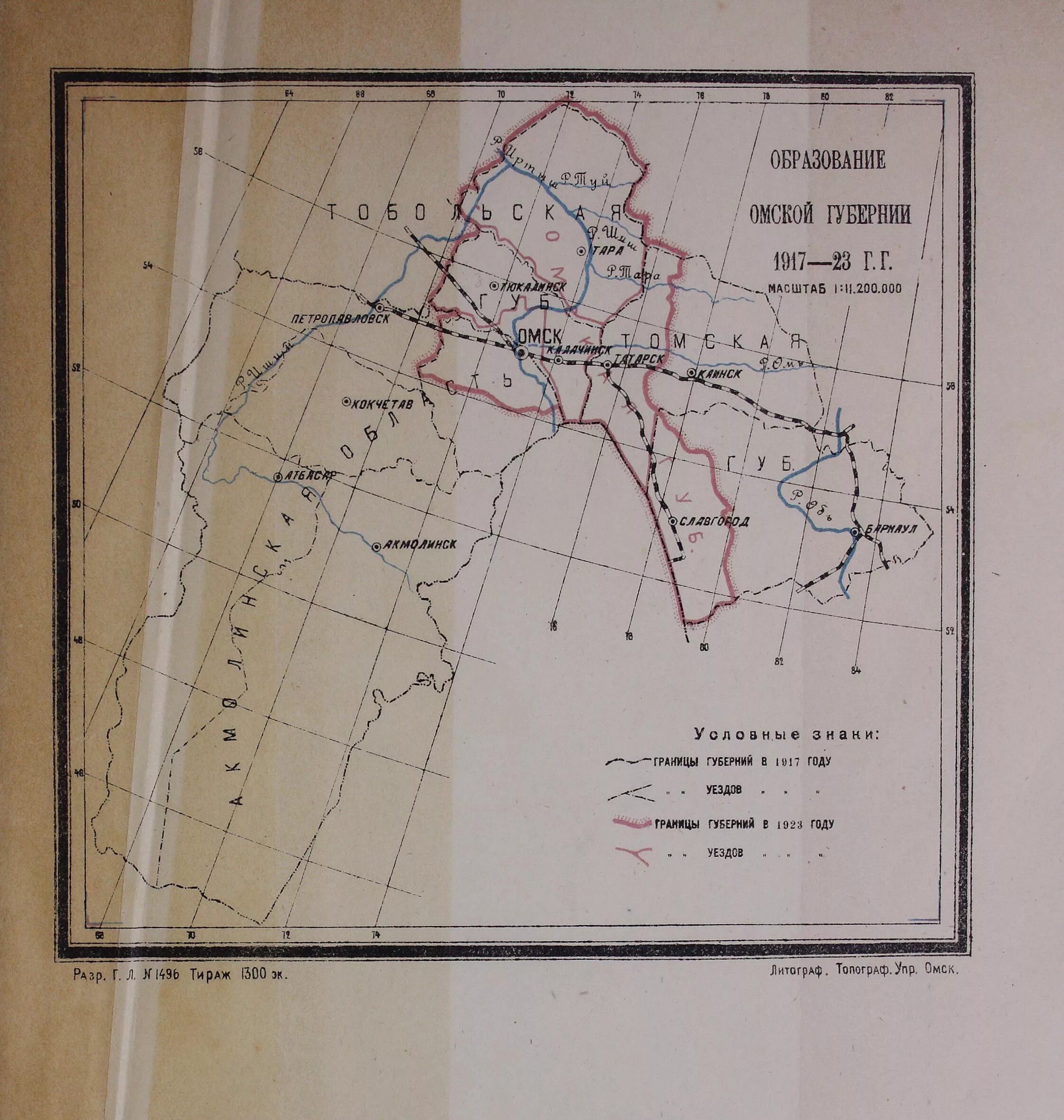 территория омской губернии