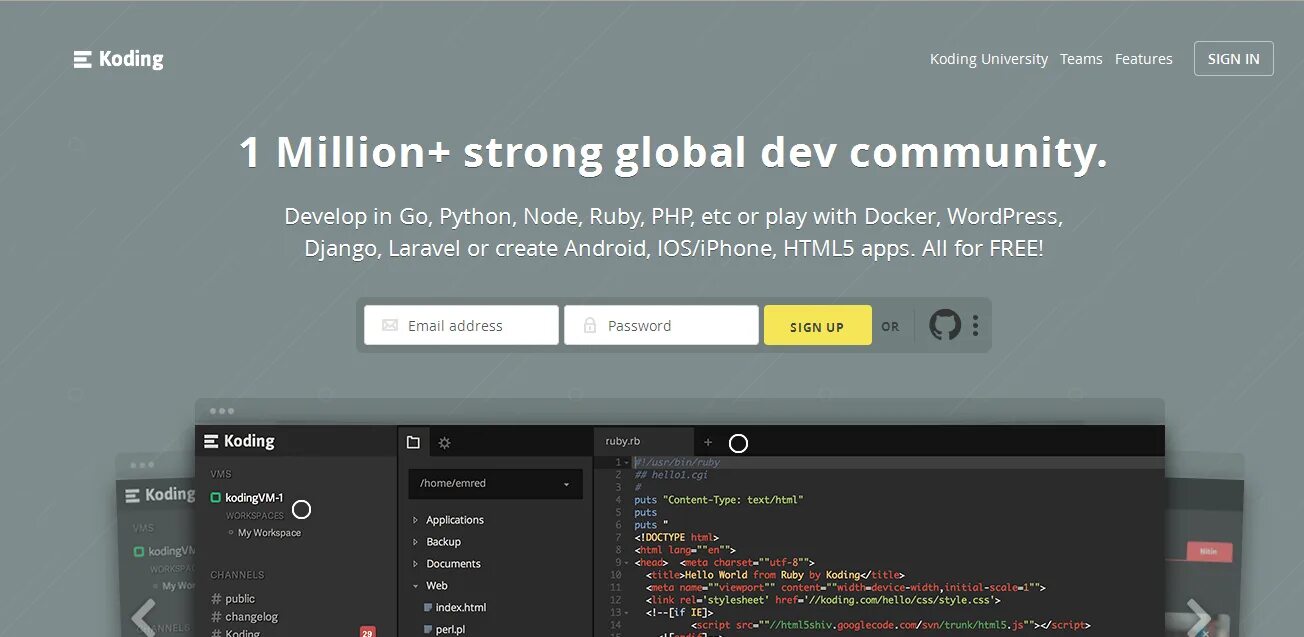 Js ide. Ide для js. команды в node js. koding. best js ide.