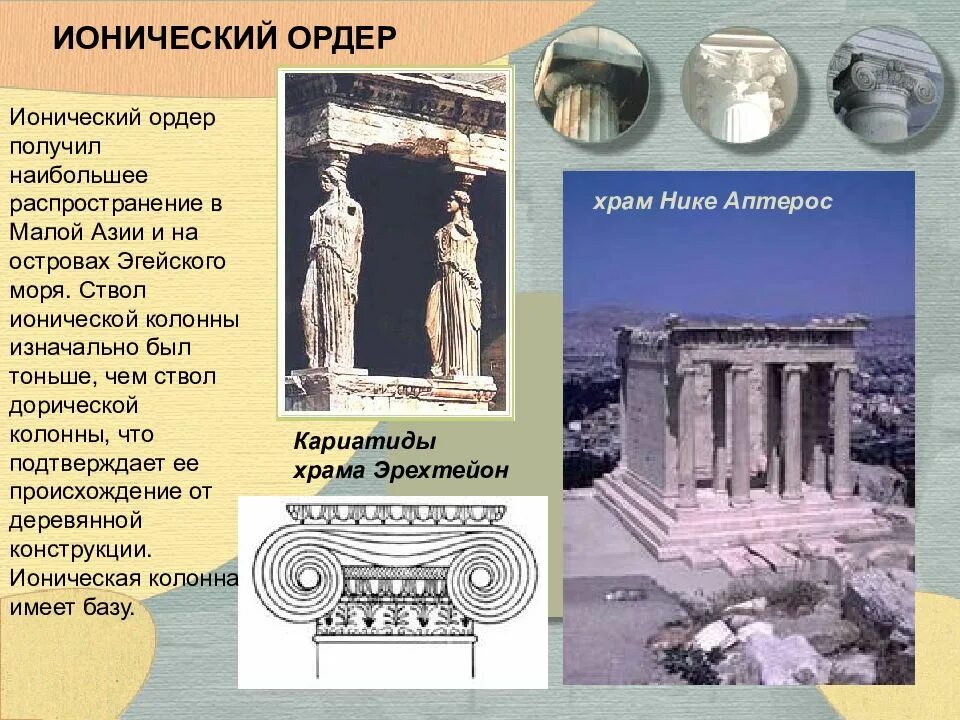 Что такое ордер история 5 класс. Ионический храм древней греции. храмы ионического ордера древней греции. ионический ордер древней греции през. ионическая колонна древняя греция.
