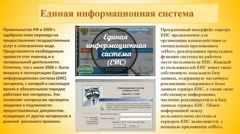 Единая информационная система нотариуса