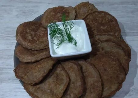Печеночные оладьи без муки