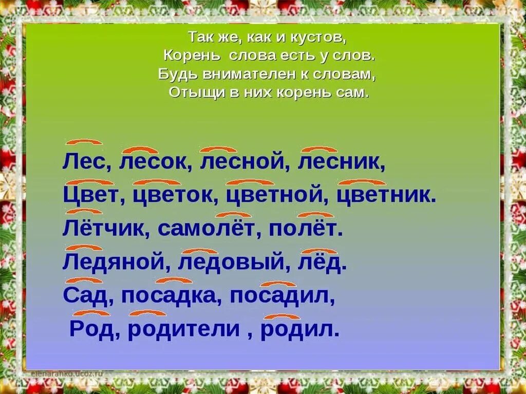 Лесные слова 3 класс. Слова с корнем лес. Родственные слова к слову лес. Цветной родственные слова.