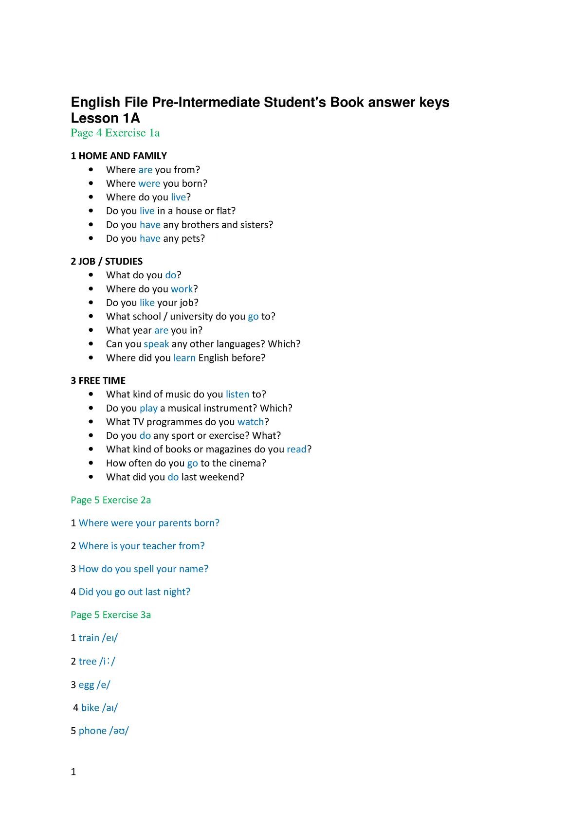 English file pre intermediate keys. English file pre intermediate answer key. english file pre intermediate students book answer keys. english file pre-intermediate student&#039;s book answer keys lesson 1a учебник. english file intermediate 2019 ответы key вариант b.