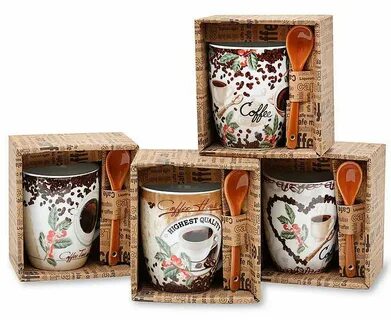 Ложки кружки кофе