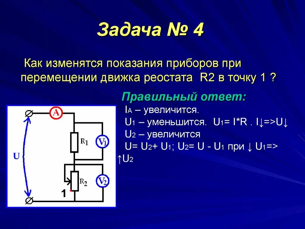 При передвижении реостата влево. Перемещение движка реостата. Движок реостата. Движение движка реостата. Величина сопротивления реостата.