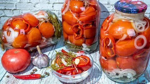 Маринад для помидоров и перца