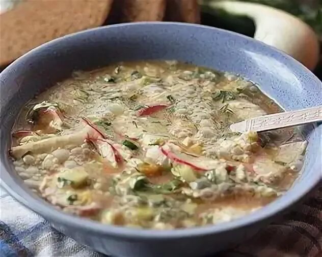 Окрошка с крабом. Окрошка с крабом