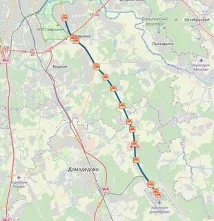 Маршрут 308 аэропорт домодедово
