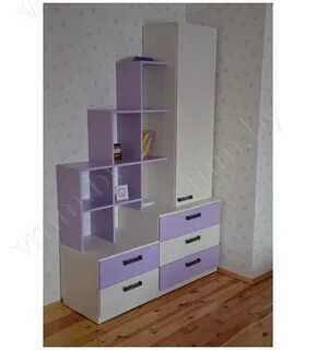 Шкаф с полками в детскую