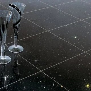 Пол с блеском