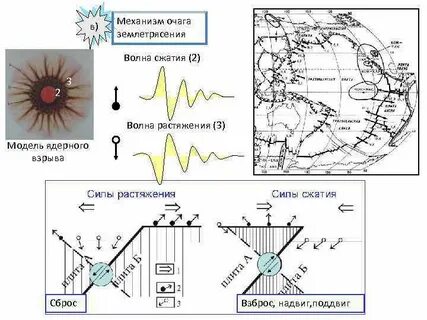 Волны сжатия и растяжения