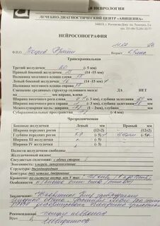 Узи головы 1 месяц
