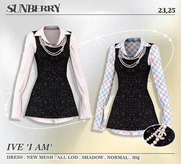 SUNBERRY IVE 'I AM' DRESS 23.25 SUNBERRY Sims 4 dresses, Sims 4 mods clothes, Si