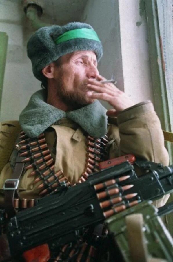 Боец Чеченской Республики Ичкерия 1994. Министр обороны Чечни 1994.
