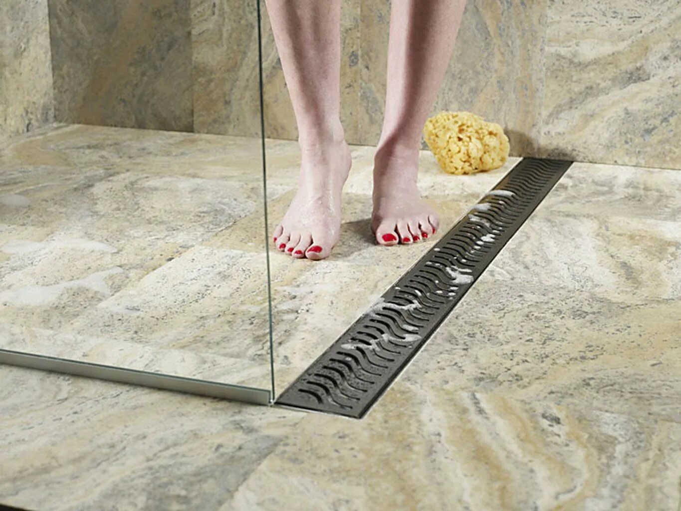 Длинный трап. Душевой лоток CK Drain aqcp11-70. Linear Floor Drain трап сливной. Линейный трап aco. Трап для душа в полу.