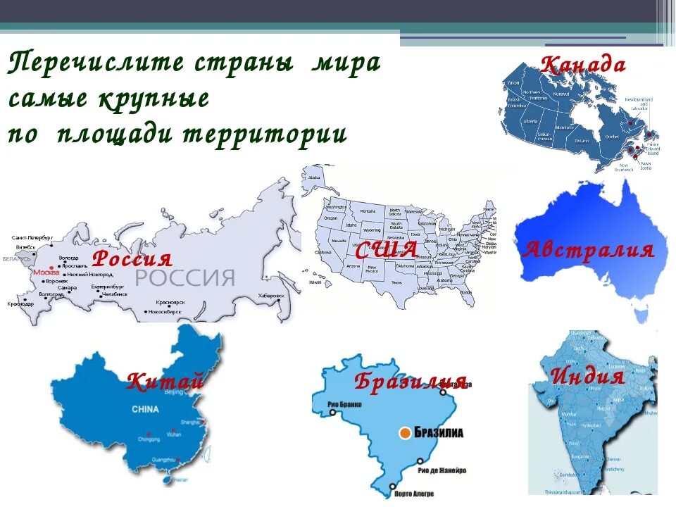 Самая большая Страна в мире по территории. Крупные страны по площади. Страны по площади территории в мире. Самые большие государства по площади.