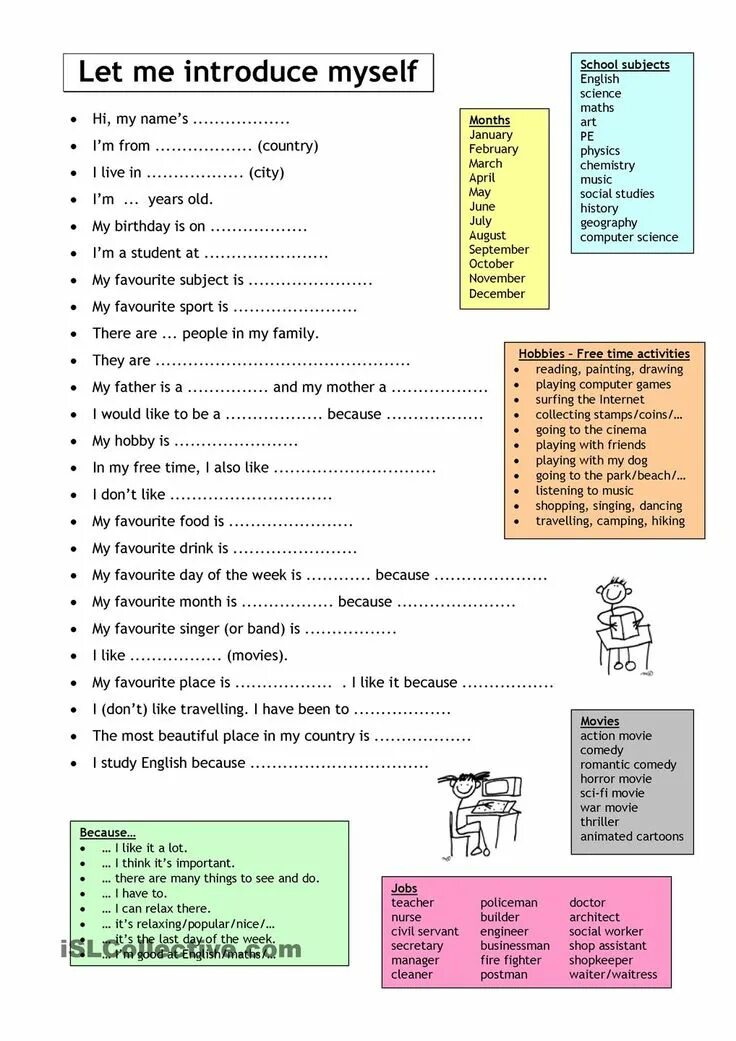 Https en islcollective com. Let me introduce myself карточка. Let me introduce myself Worksheet. Английский introduce yourself. Let me introduce myself 1 класс Worksheets.