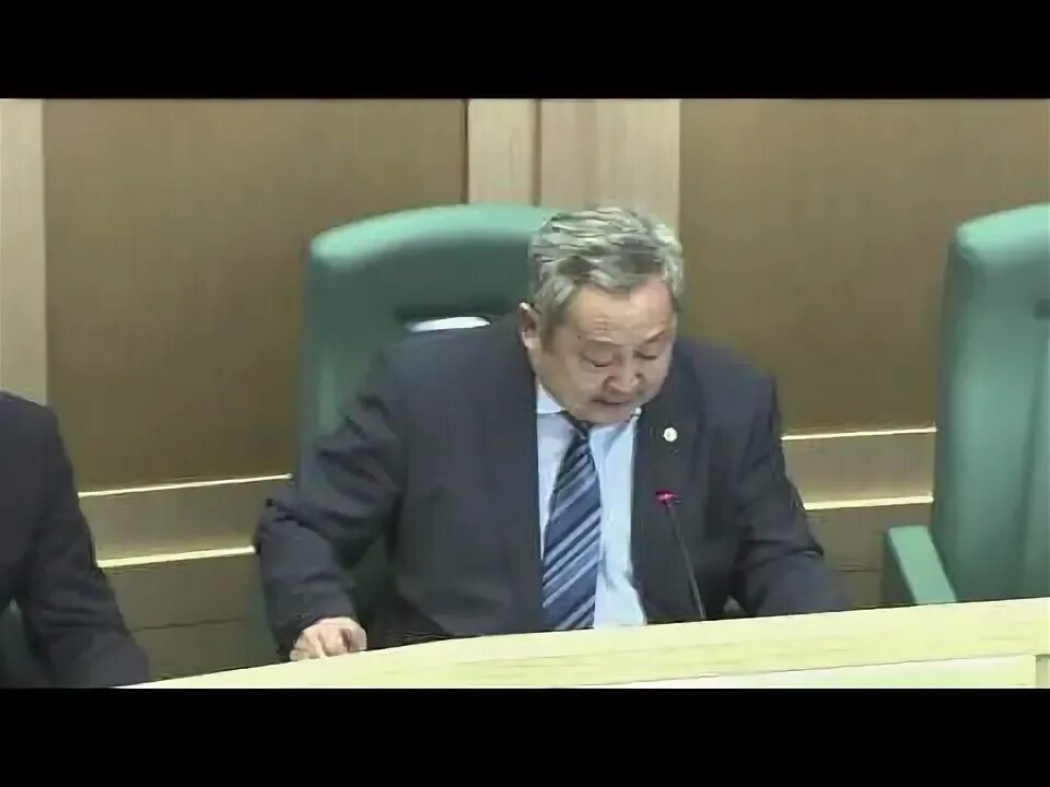 Выступление сенатора