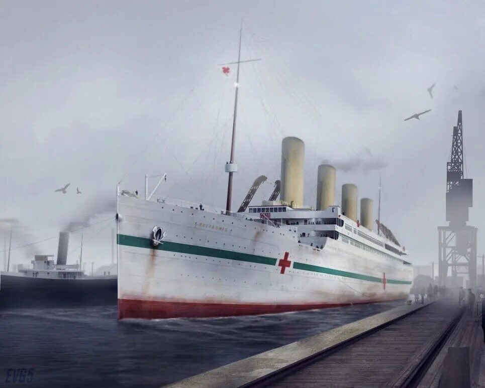 HMHS Britannic. HMHS Britannic 1916. Британик корабль. Британик плавучий госпиталь.