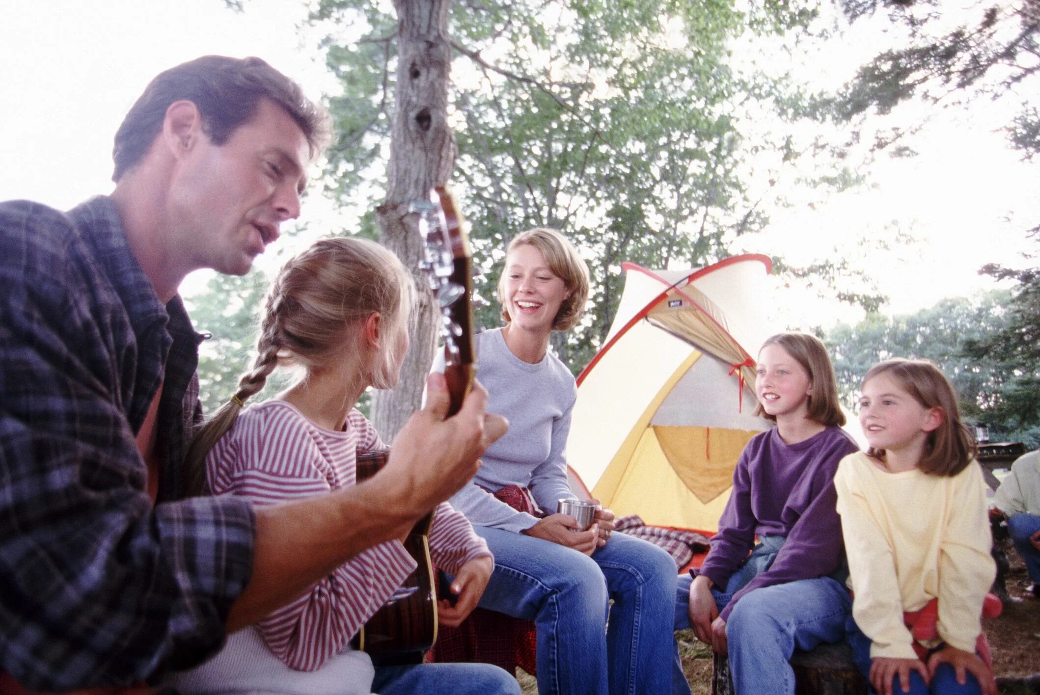 Фото семьи. Folk Camp разные. Singing family