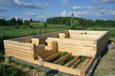 Построить баню из бруса своими руками