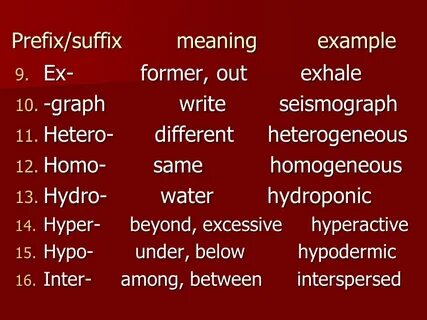 Prefix