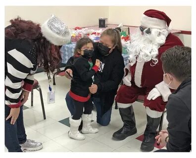 Santa visits