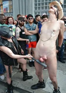 Slideshow public humiliation nude men cum.