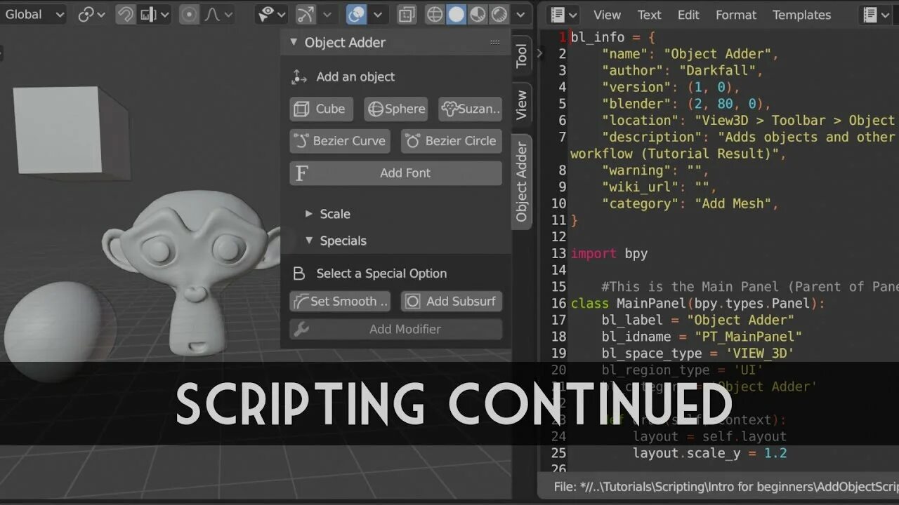 Blender script