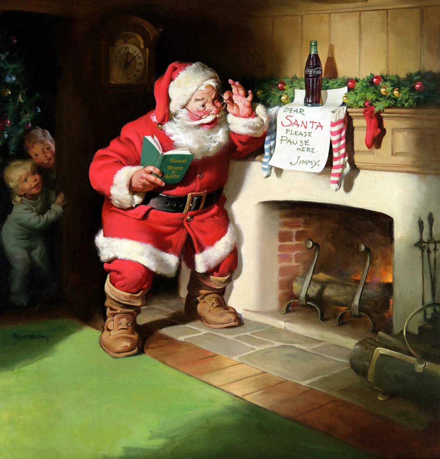 Новогодние сумки для подарков. Корпус santa. Дед мороз арт. Корпус santa. Дед мороз хэддон сандблом.