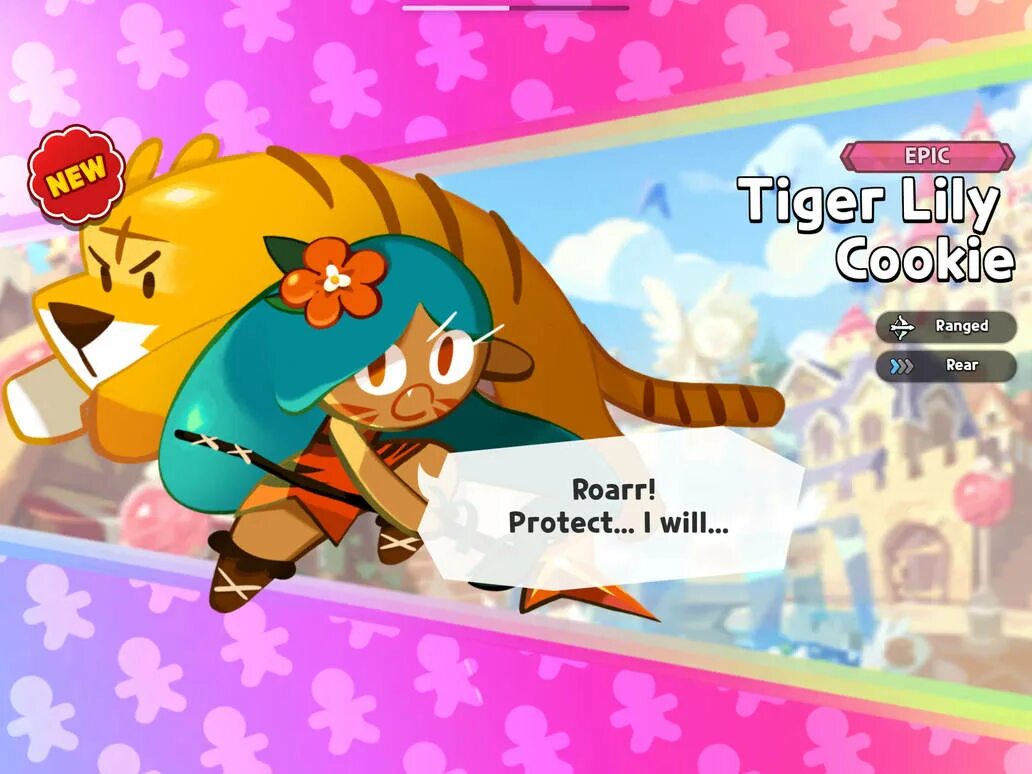 Only cookie. Cookie Run Kingdom Tiger Lily.