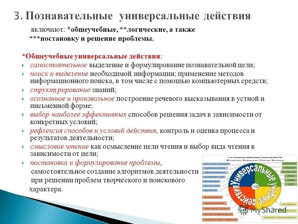 Цель познавательной информации