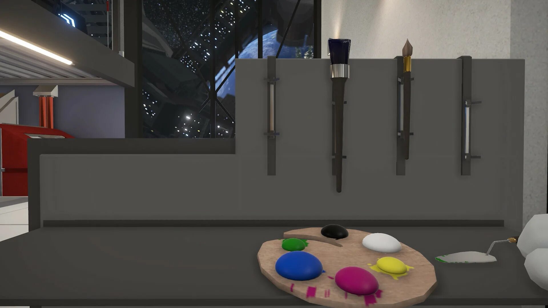 Painting simulator