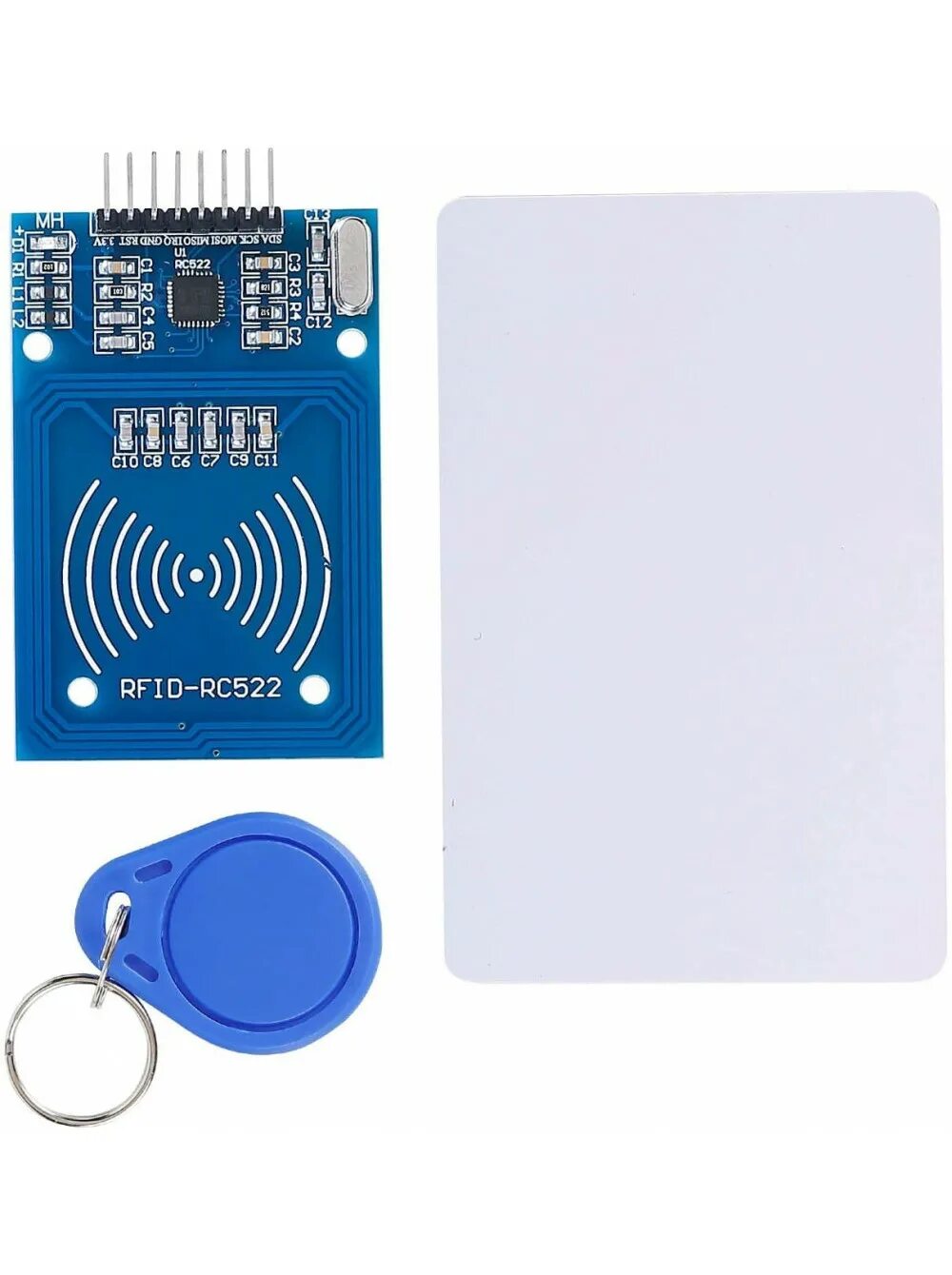 Rfid rc522 arduino. RFID-модуль rc522. RFID rc522 для Arduino Mega. RFID-модуль rc522 + карта + брелок. RFID модуль Mifare rc522.