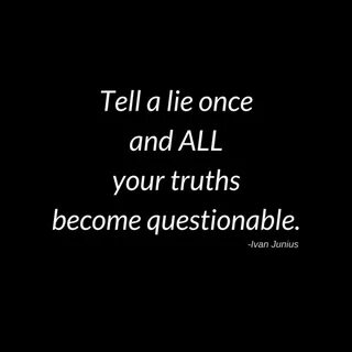 Tell a lie