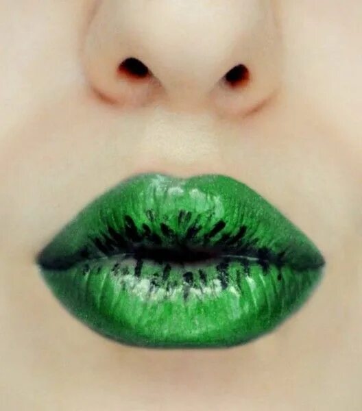 Зеленые губы макияж Hair Color Ideas Makeup for green eyes, Blue eye makeup, Blue dress makeup
