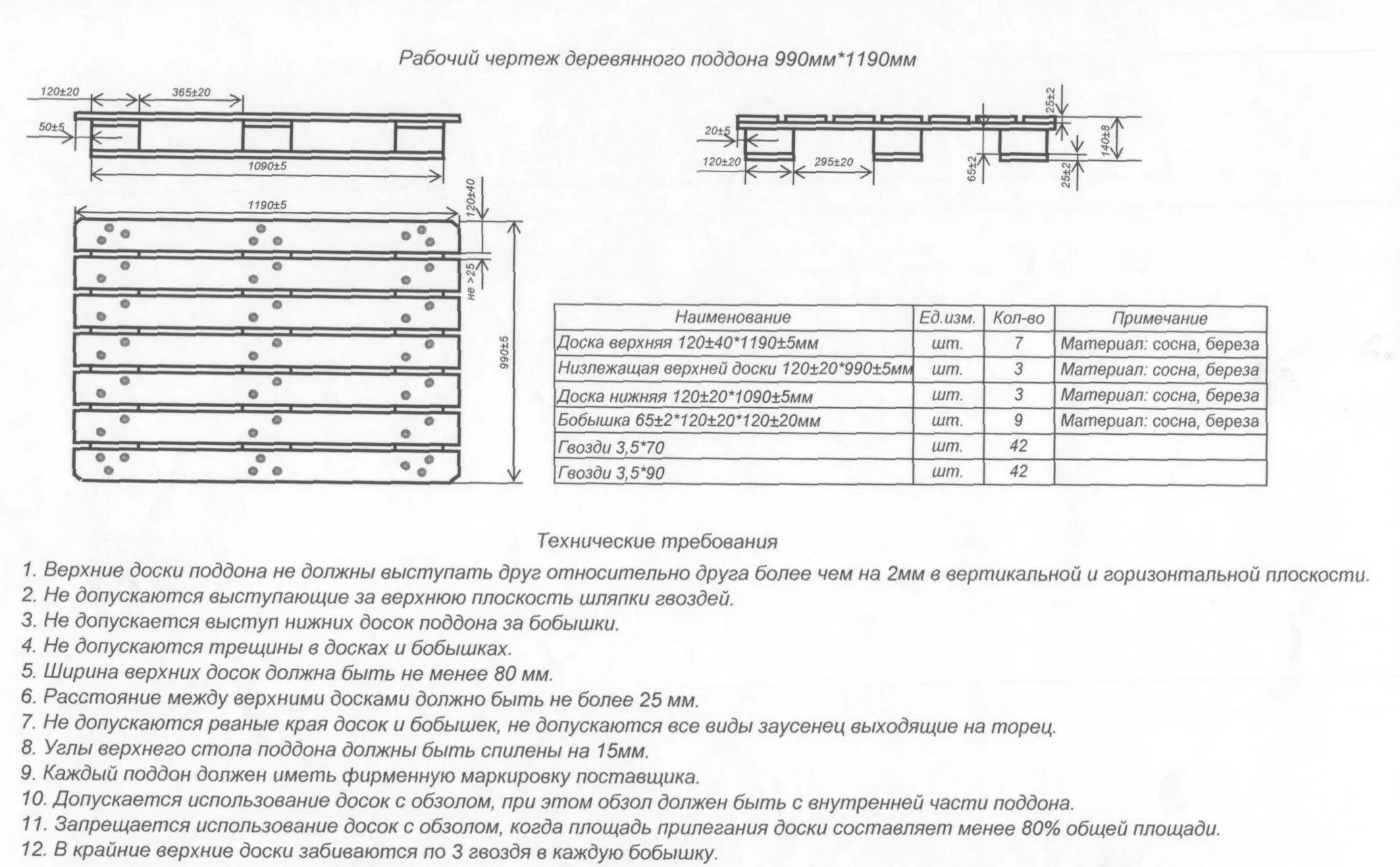 Инструкция паллет. Спецификация деревянного поддона 1200х800. Евро поддон 1200 на 800 мм по ГОСТ 9078-84 чертеж. Спецификация на поддоны 1200х800. Спецификация размер поддоны 1200х1000.