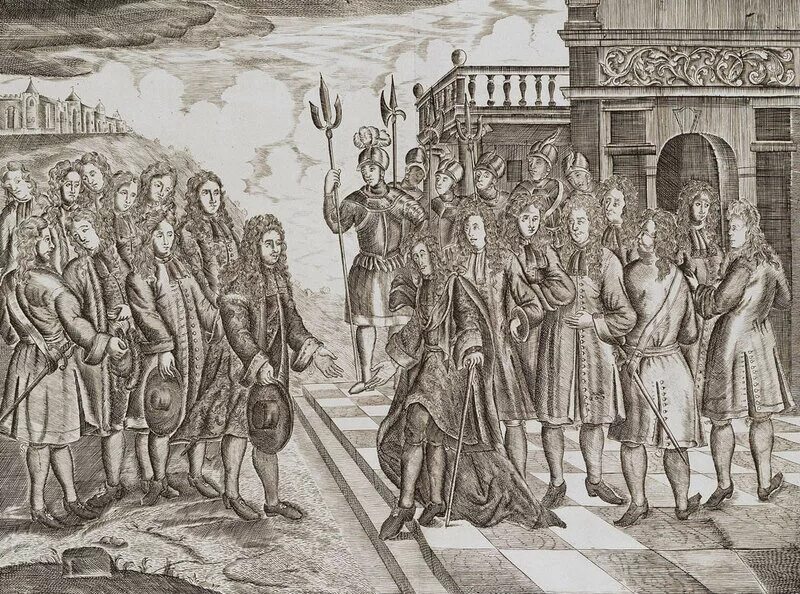 In 1698 a number of londoners. П.Б. Шереметев гравюра.