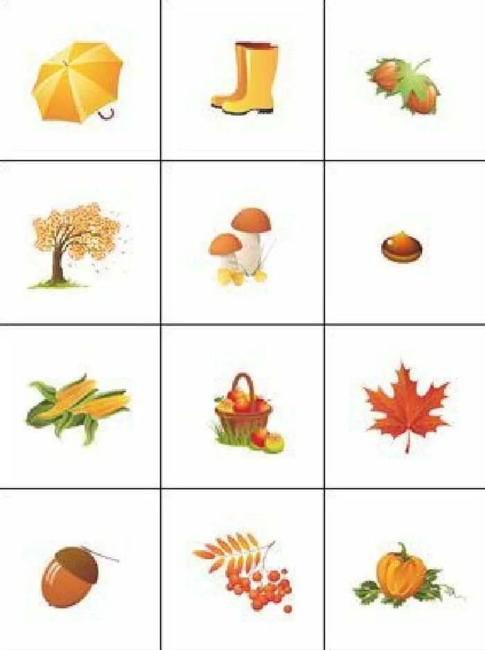 Признаки осени для детского сада. Карточки с изображением времени года. Предметные картинки осень. Предметы осени для дошкольников. Предметные картинки для дошкольников.