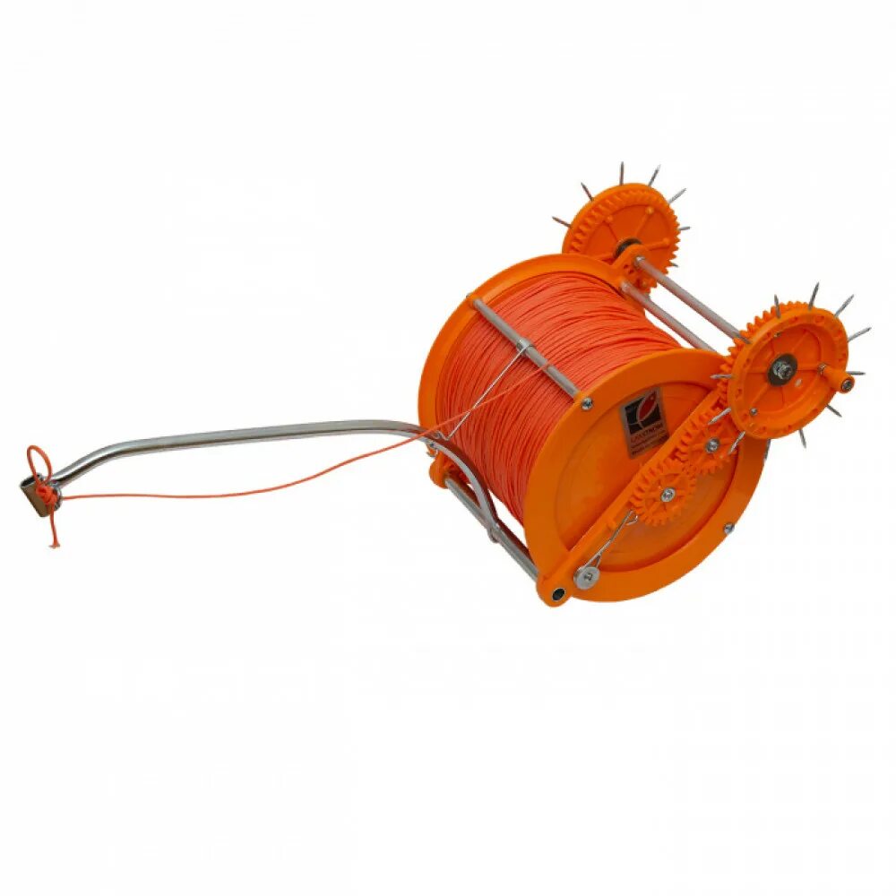 Финская лебедка для протяжки сетей подо льдом. Протяжка сетей подо льдом. Финская лебедка для протяжки сетей подо льдом. Торпеда для установки сетей под лед с пультом управления, арт. Протяжка сетей подо льдом.