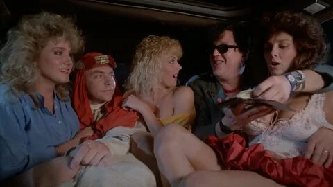 Leslee Bremmer, Penn Jillette, and Teller in My Chauffeur (1986) .